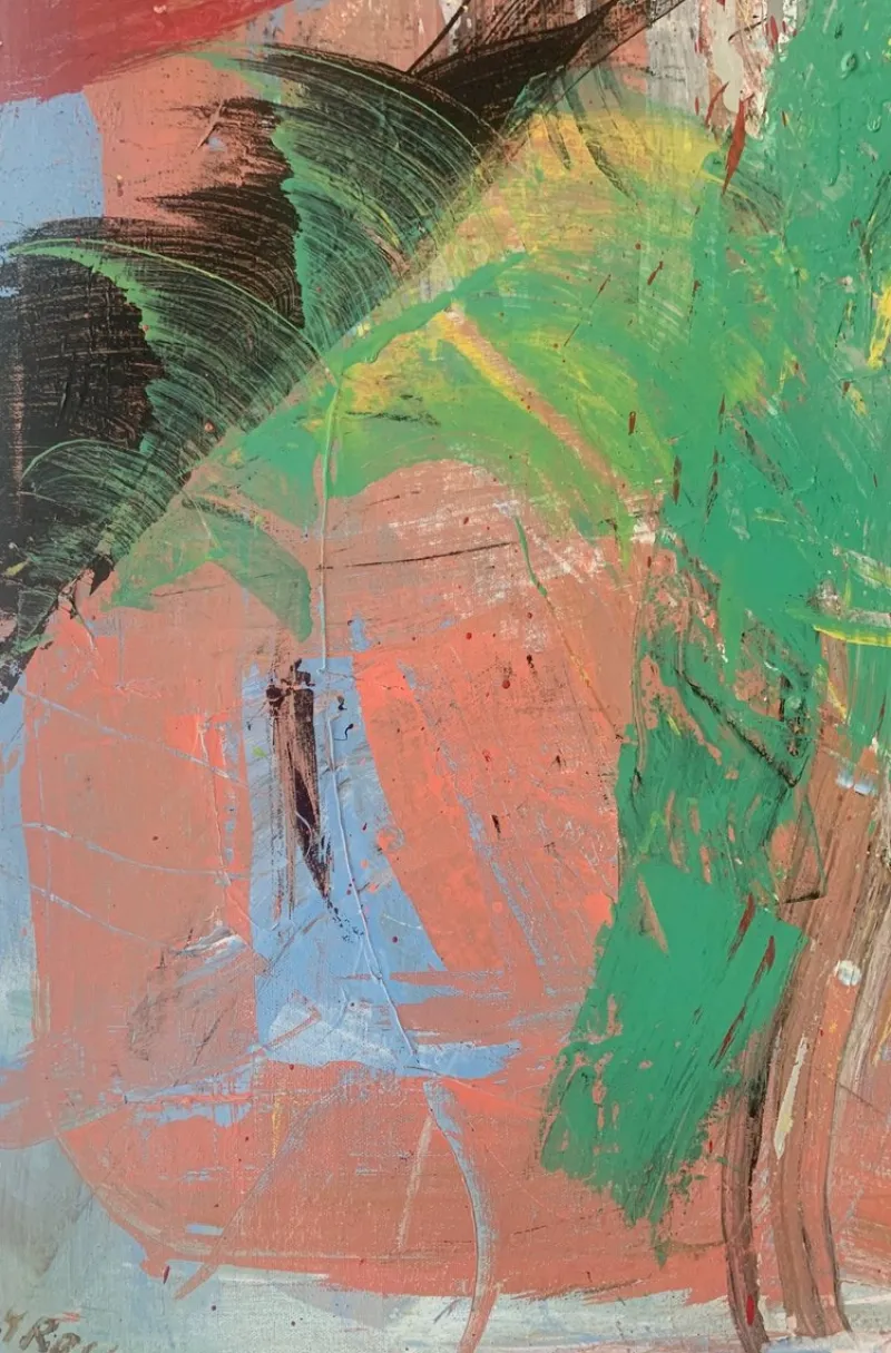Pamono Monika Rossa, Abstraction, 2023, Oil on Canvas> Abstraction