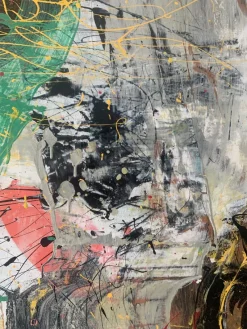 Pamono Monika Rossa, Abstraction, 2023, Oil on Canvas><noscript><img width=