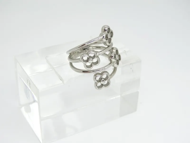 Outlet Pamono Monogram Flower Ring from Louis Vuitton, 1990s