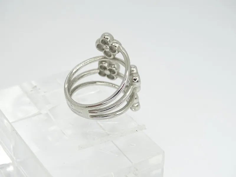 Outlet Pamono Monogram Flower Ring from Louis Vuitton, 1990s