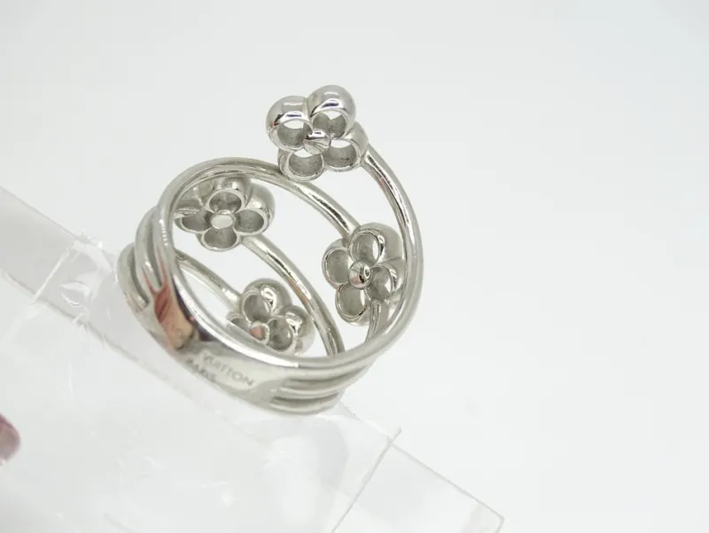 Outlet Pamono Monogram Flower Ring from Louis Vuitton, 1990s
