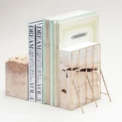 Outlet Pamono Monolith Bookends by Turbina, Set of 3