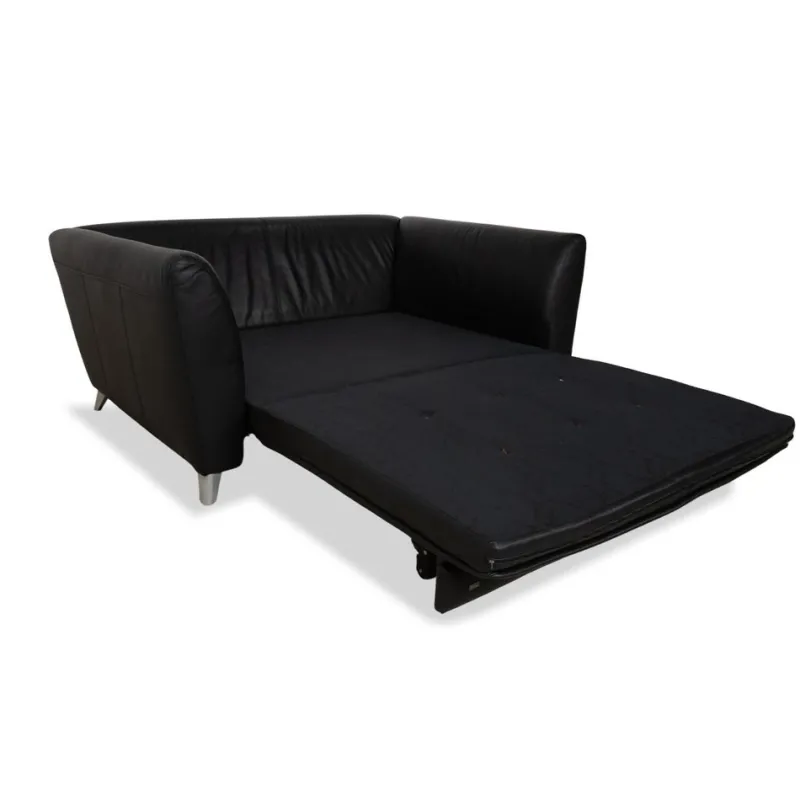 Pamono Monster 3-Seater Sofa in Black Leather from Bretz> Couches & Sofas