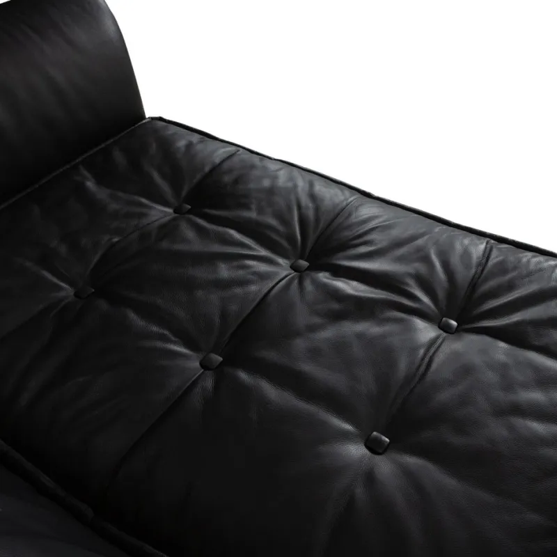 Pamono Monster 3-Seater Sofa in Black Leather from Bretz> Couches & Sofas