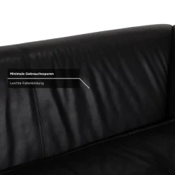 Pamono Monster 3-Seater Sofa in Black Leather from Bretz><noscript><img width=