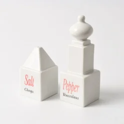 Pamono Monumenti Salt and Pepper Shakers by Matteo Thun for Arzberg, 1980s, Set of 2> Salt & Pepper Shakers