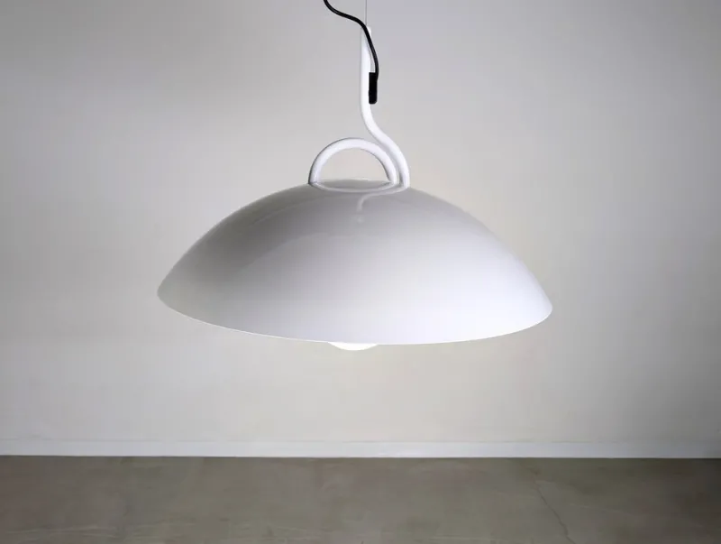 Sale Pamono Moon Dome Hanging Lamp by Elio Martinelli for Luce