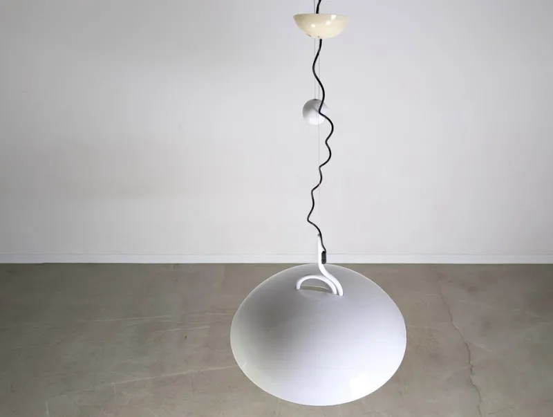 Sale Pamono Moon Dome Hanging Lamp by Elio Martinelli for Luce