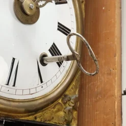 Pamono Morbier Pendulum Clock, Late 19th Century><noscript><img width=