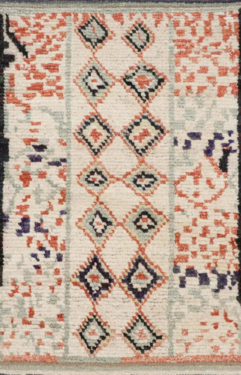 Pamono Moroccan Style Rug from R&K Principal Jahanshah Nazmiyal> Carpets & Textiles|Carpets & Textiles