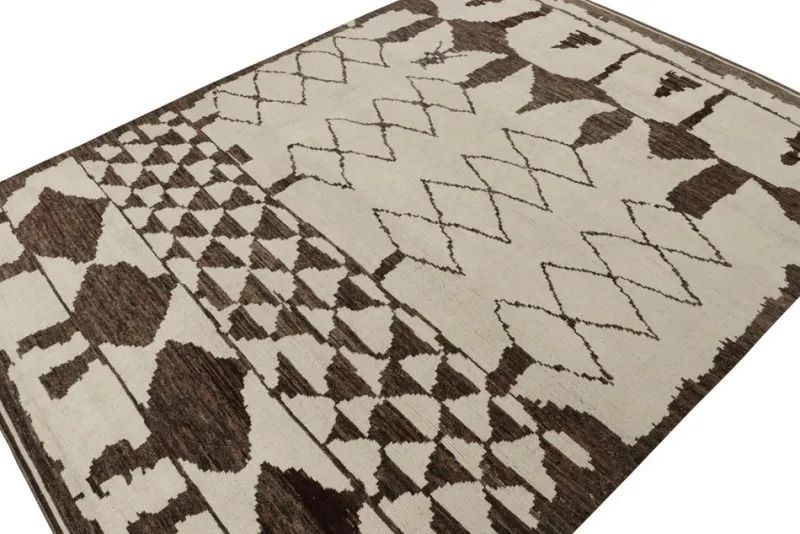 Pamono Moroccan Style Rug with Geometric Patterns from R&K Principal Jahanshah Nazmiyal> Carpets & Textiles|Carpets & Textiles