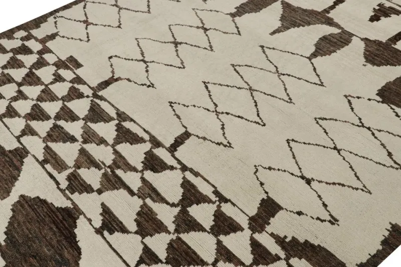 Pamono Moroccan Style Rug with Geometric Patterns from R&K Principal Jahanshah Nazmiyal> Carpets & Textiles|Carpets & Textiles