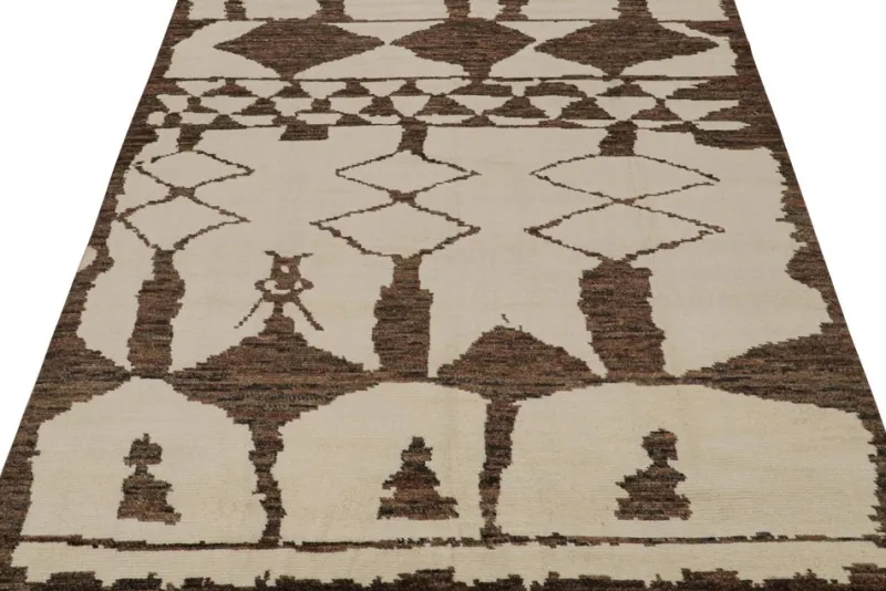 Outlet Pamono Moroccan Style Rug with Geometric Patterns from R&K Principal Jahanshah Nazmiyal