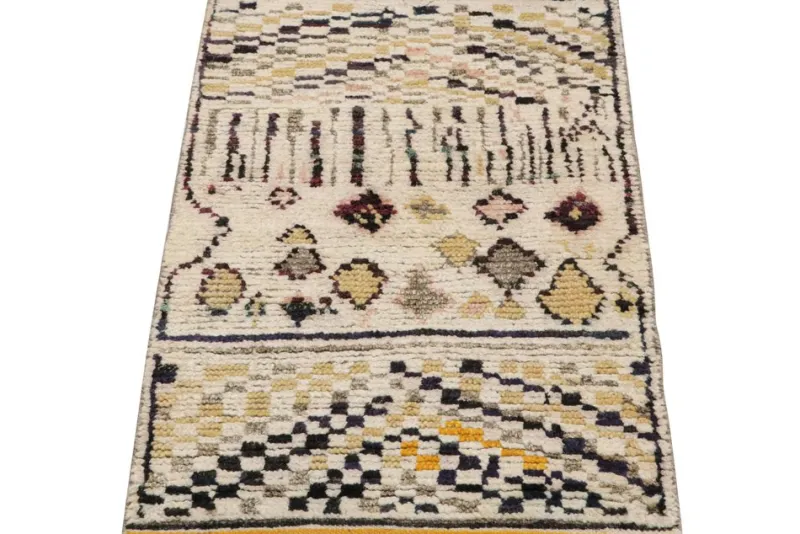 Pamono Moroccan Style Scatter Rug from R&K Principal Jahanshah Nazmiyal
