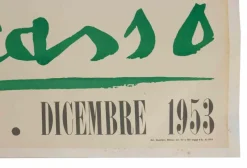 Pamono Mostra di Picasso Exhibition Poster Depicting Guernica after Picasso, 1953> Wall Decor|Posters