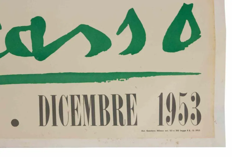 Pamono Mostra di Picasso Exhibition Poster Depicting Guernica after Picasso, 1953> Wall Decor|Posters