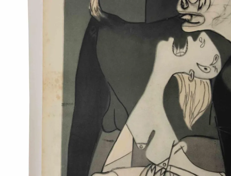 Pamono Mostra di Picasso Exhibition Poster Depicting Guernica after Picasso, 1953> Wall Decor|Posters