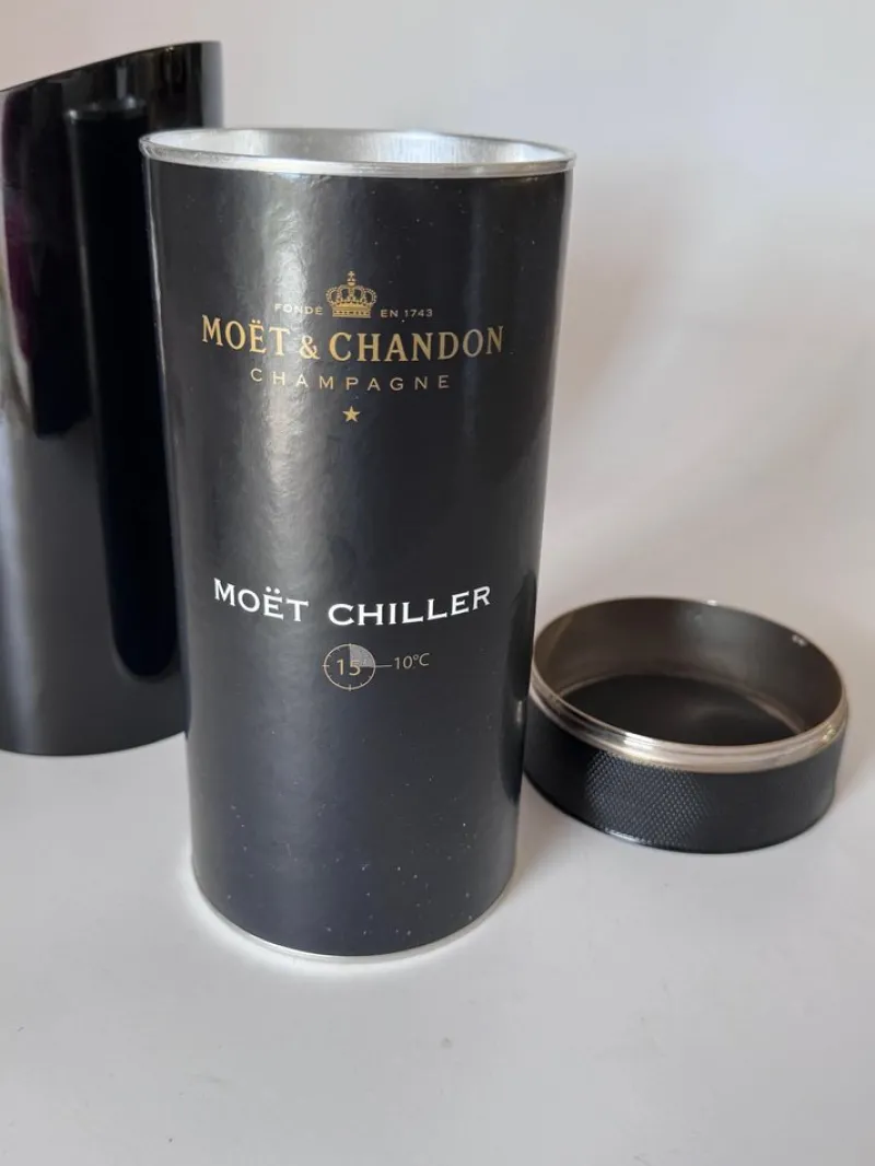 Pamono Moët & Chandon Champagne Bucket attributed to Jean Marc Gady, 1970s> Ice Buckets & Wine Coolers