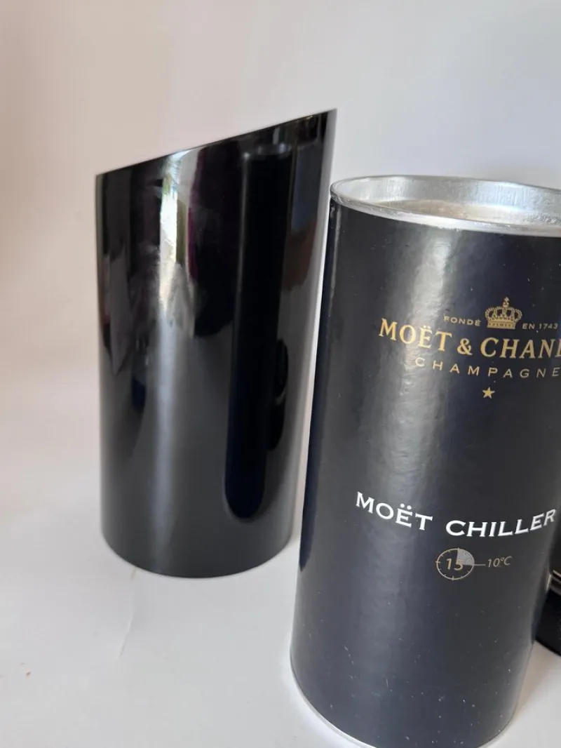 Pamono Moët & Chandon Champagne Bucket attributed to Jean Marc Gady, 1970s> Ice Buckets & Wine Coolers