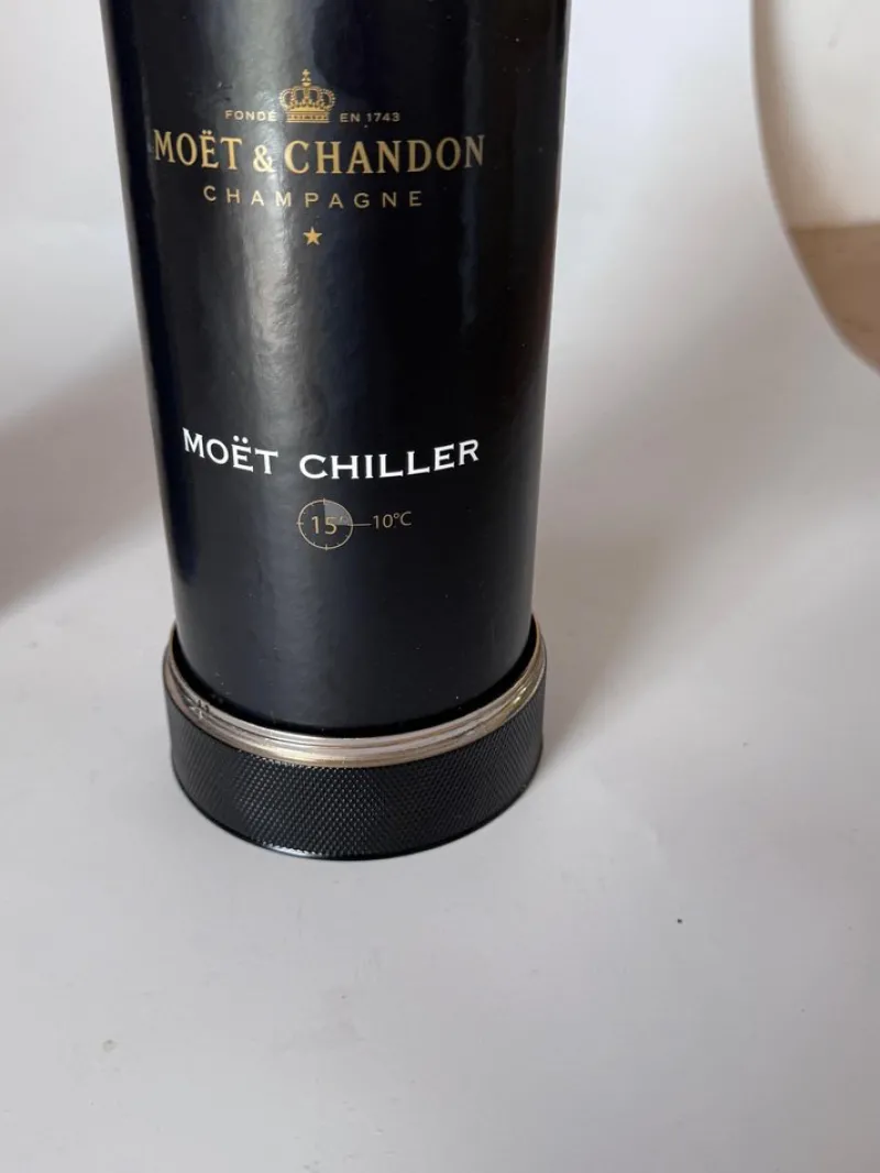 Pamono Moët & Chandon Champagne Bucket attributed to Jean Marc Gady, 1970s> Ice Buckets & Wine Coolers