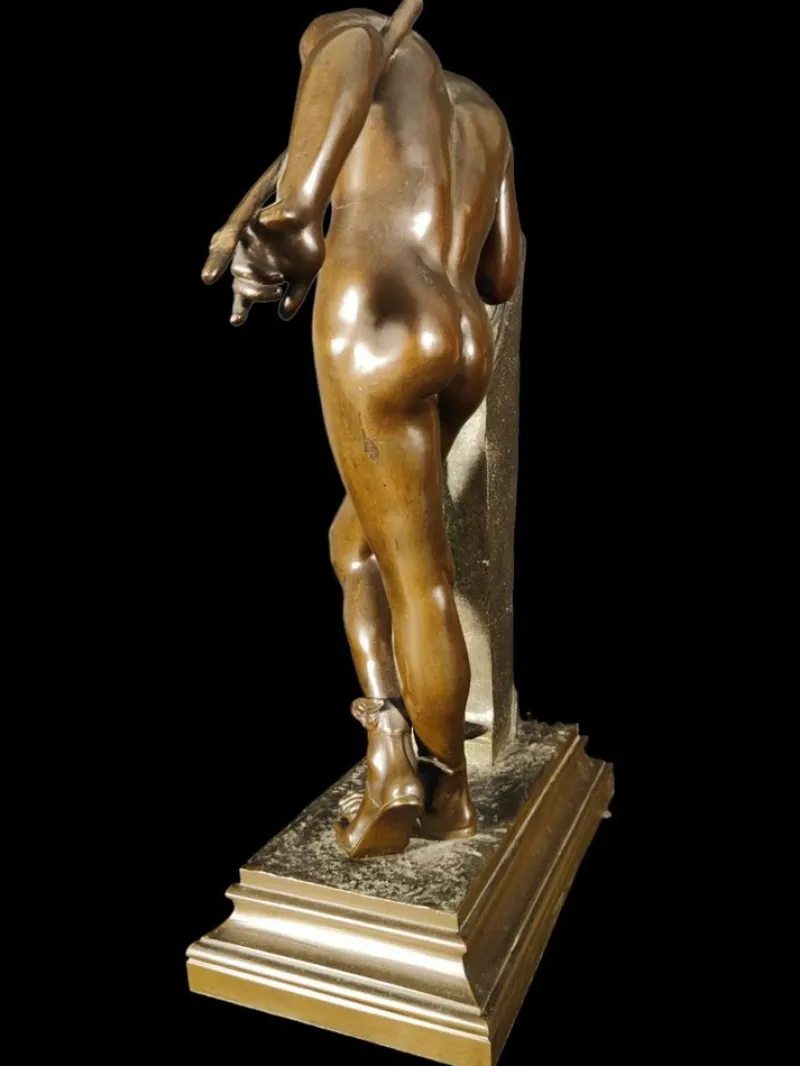 Clearance Pamono Moulin, Figurative Sculpture, 19th Century, Bronze