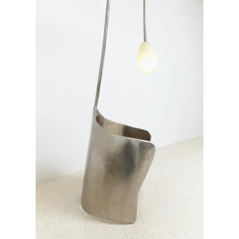 Pamono Moulin Floor Lamp in Brass and Hand-Blown Glass by Atelier Ellery> Floor Lamps