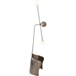 Online Pamono Moulin Floor Lamp in Inox Stainless Steel by Atelier Ellery