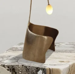 Online Pamono Moulin Table Lamp in Inox Stainless Steel by Atelier Ellery