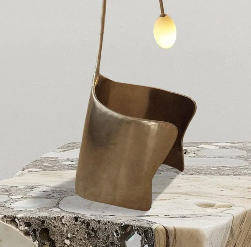Online Pamono Moulin Table Lamp in Inox Stainless Steel by Atelier Ellery