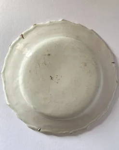 Outlet Pamono Moustiers Plate in Earthenware, 1700s