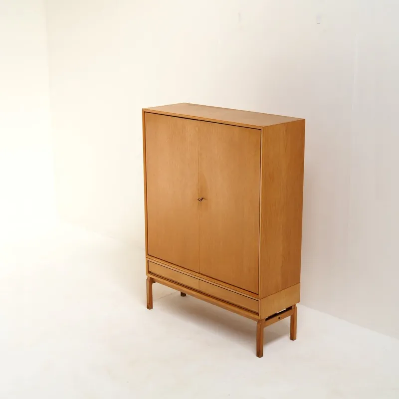 Pamono MTP Wardrobe in Oak by Marian Grabinski for Ikea, 1963> Cabinets & Wardrobes
