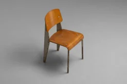 New Pamono Métropole 305 Standard Chair attributed to Jean Prouvé, France, 1951