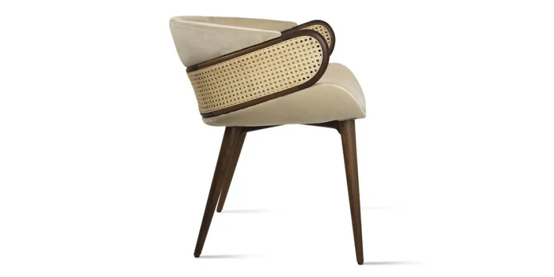 Pamono Mudhif Dining Armchairs from Alma De Luce, Set of 6> Seating