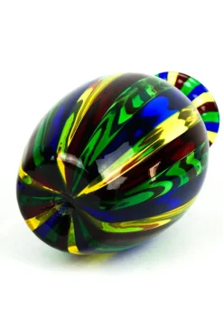 Clearance Pamono Multicolour Blown Murano Glass Vase by Urban for Made Murano Glass, 2019