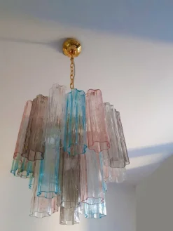 Pamono Multicolour Trunks Chandelier from Murano Glass><noscript><img width=