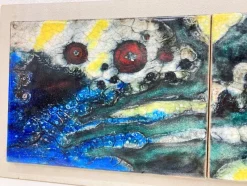 Pamono Mural in Ceramic from Karlsruher Majolika, 1960s> Architectural Elements