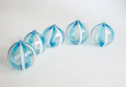 Hot Pamono Murano Christmas Baubles by Mariana Iskra for Ribes Studio, Set of 6