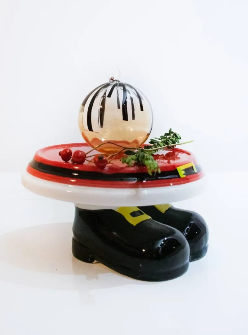 Pamono Murano Christmas Baubles by Mariana Iskra for Ribes Studio, Set of 6> Decorative Objects
