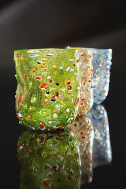 Best Pamono Murano Crystal Glasses by Mariana Iskra, Set of 6
