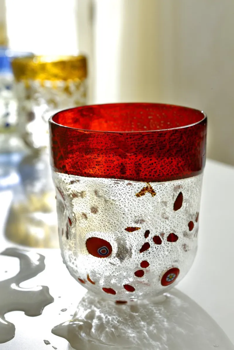 Outlet Pamono Murano Drinking Glasses by Mariana Iskra, Set of 6