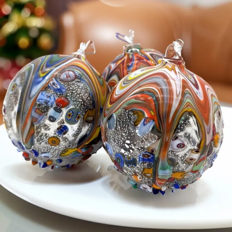 Pamono Murano Glass Balls from YourMurano, Set of 3> Decorative Objects