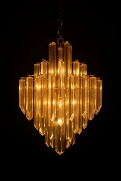 Pamono Murano Glass Chandelier attributed to Paolo Venini, 1970s
