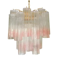 Clearance Pamono Murano Glass Chandelier Multicolors