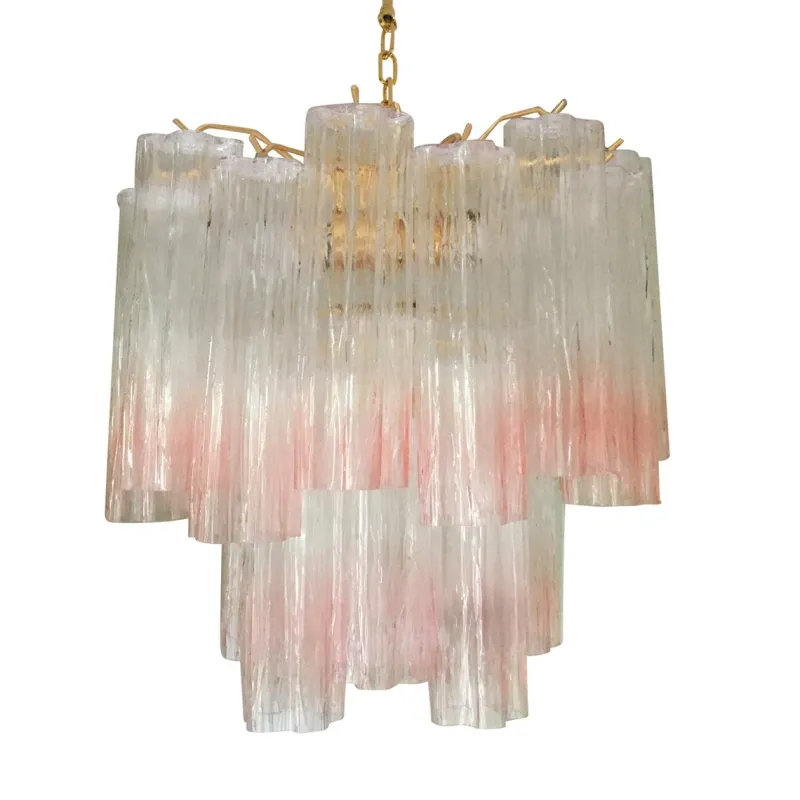 Clearance Pamono Murano Glass Chandelier Multicolors