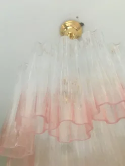 Clearance Pamono Murano Glass Chandelier Multicolors