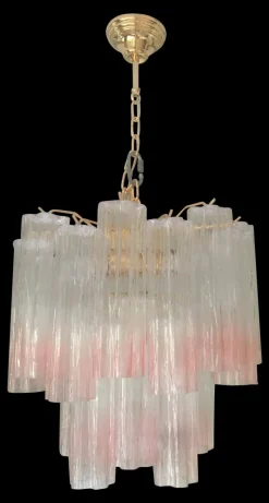 Clearance Pamono Murano Glass Chandelier Multicolors