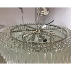 Sale Pamono Murano Glass Chandelier with Quadriedro by Simoeng