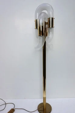 Pamono Murano Glass Floor Lamp by Aldo Nason for Mazegga, 1970s> Floor Lamps