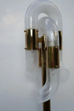 Pamono Murano Glass Floor Lamp by Aldo Nason for Mazegga, 1970s><noscript><img width=