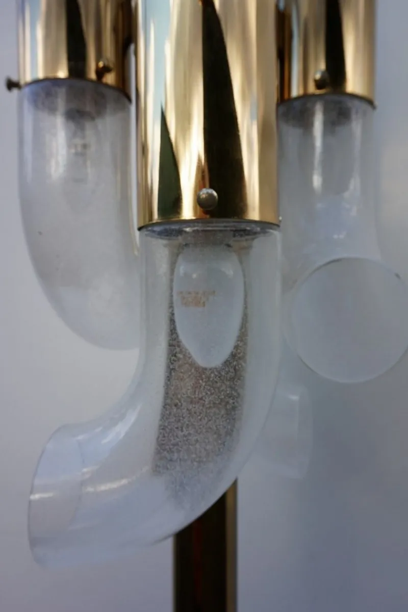 Pamono Murano Glass Floor Lamp by Aldo Nason for Mazegga, 1970s> Floor Lamps